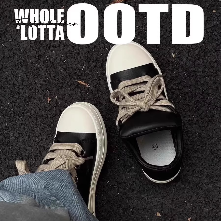 胖丁板鞋情侣秋季休闲百搭厚底