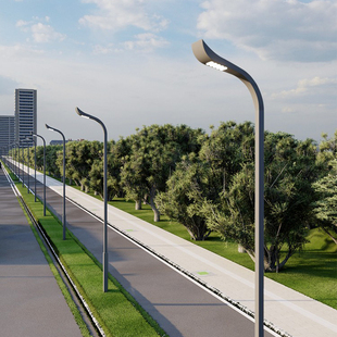 高杆路灯3-12米新款太阳能市电LED公园广场小区产业园工程道路灯