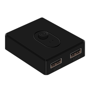 USB切换器打印机共享器2进1出台式机笔记本电脑高速共用一台多台打印机扫描仪免插拔即插即用一拖二U盘二切一