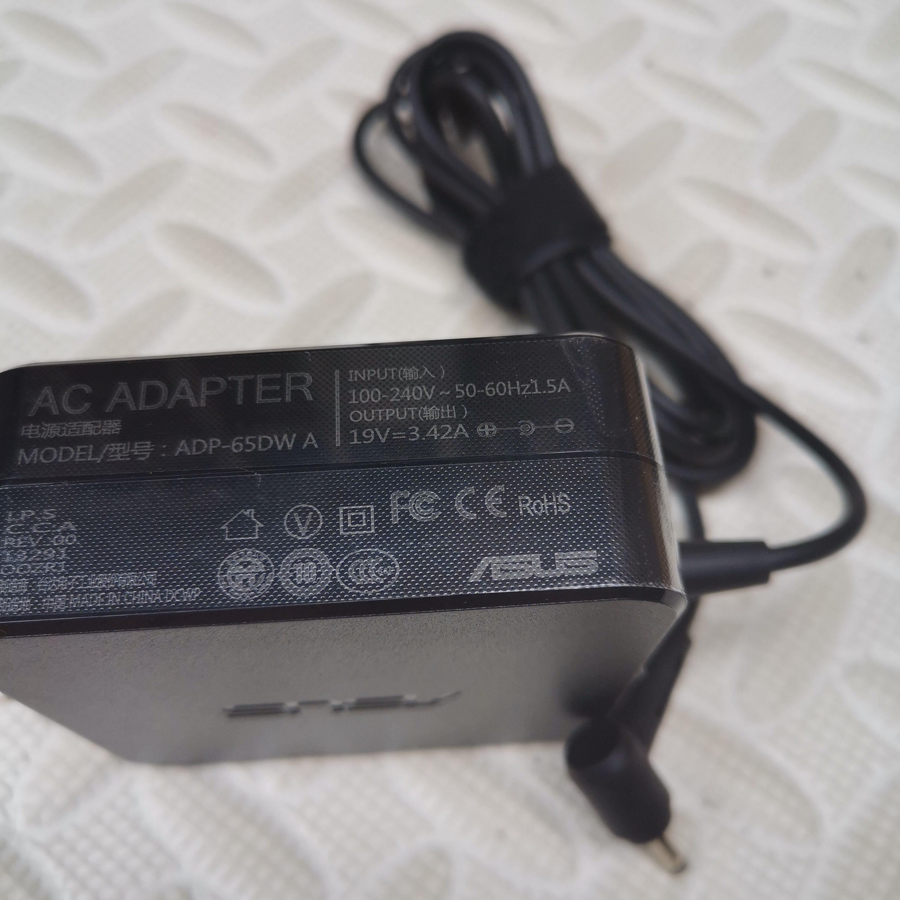 华硕PU450C/550V PRO451 PU500C电源适配器19V3.42A小口带针65w