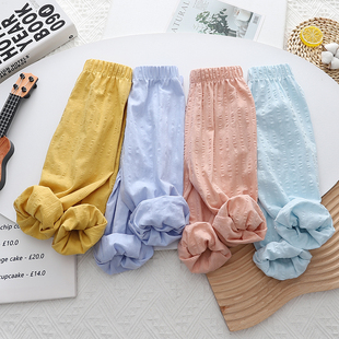 宝宝裤子夏季防蚊裤薄款中小童婴儿男女童夏装灯笼裤宽松裤子