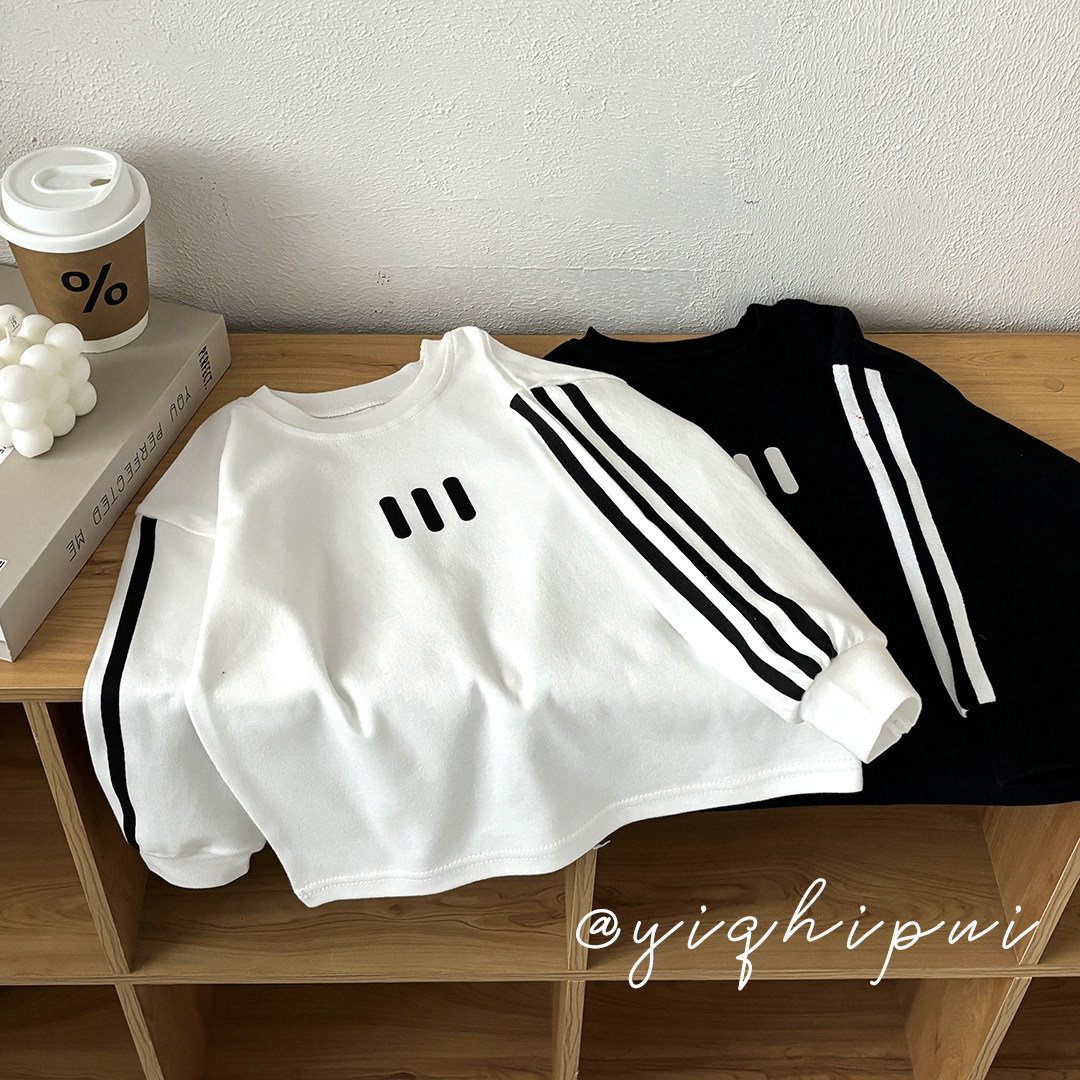 儿童长袖T恤纯棉打底衫春季新款男女童韩版百搭上衣宝宝衣服童装
