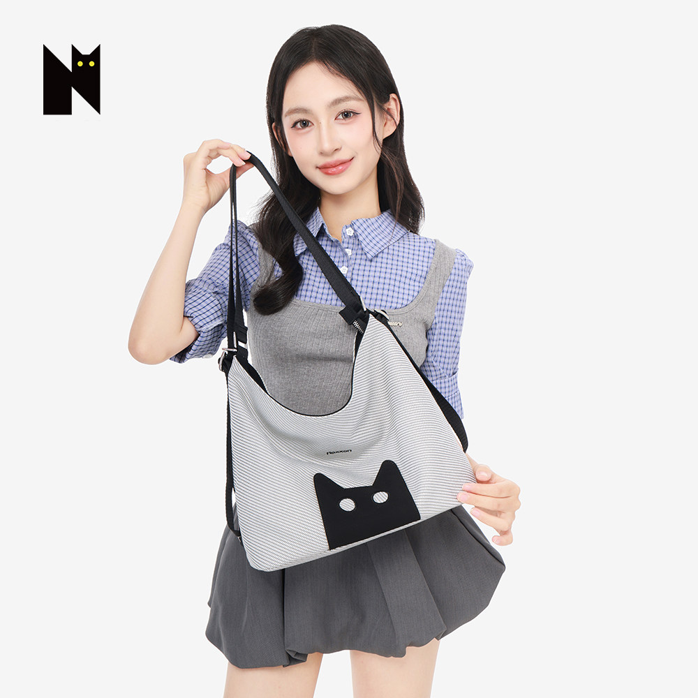 NOXXON2026新款双肩斜挎两用包轻便休闲腋下通勤单肩包女大容量