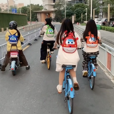 小飞侠书包立体乐迪创意双肩包创意大学生旅行包儿童背包