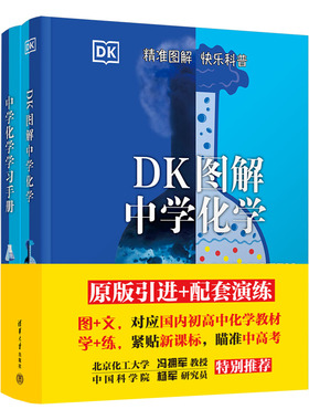 清华 （套装）DK图解中学化学+中学化学学习手册 化学类科普书 对应国内初高中化学教材，课堂学习之外的超强辅助