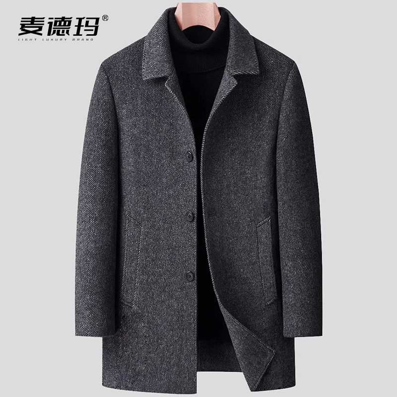 秋冬大码男装双面呢羽绒内胆