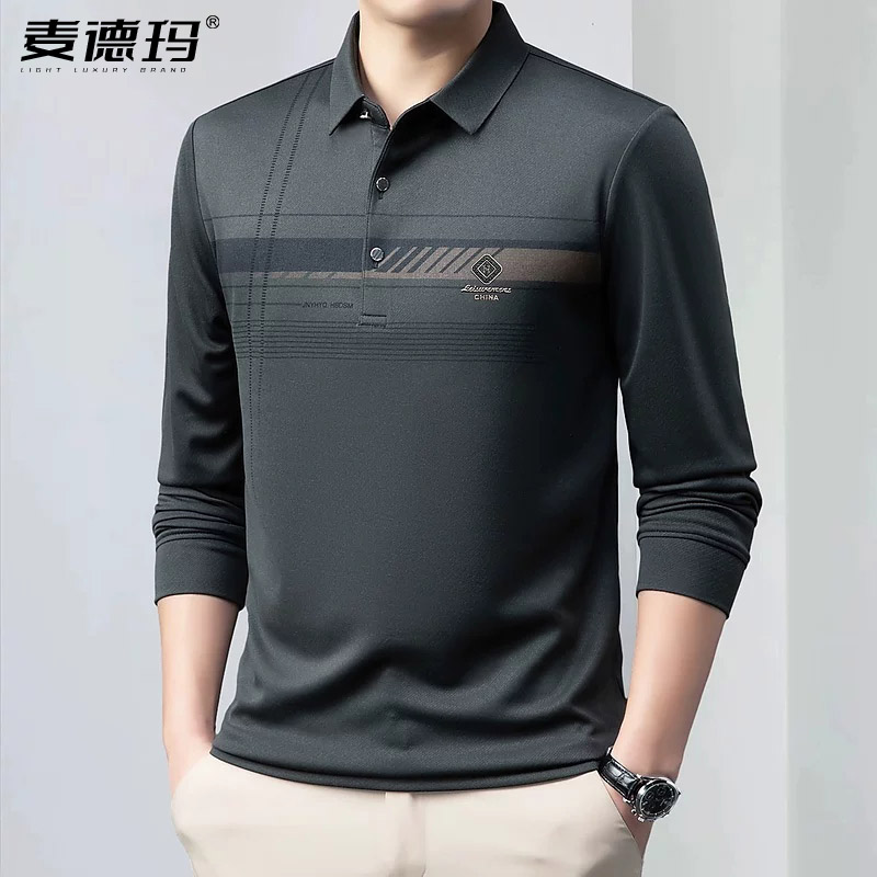 2026春秋新款中年男士Polo衫