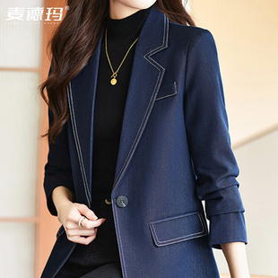 秋装 外套女春秋2025百搭时尚 韩版 洋气女士西装 上衣 修身 小西服秋季