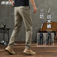 男休闲裤 男士 夏季 2025新款 战术裤 小脚通勤裤 冰丝透气薄款 三防西裤