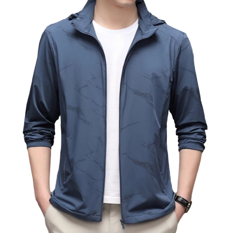 防晒衣户外男薄款冰丝防晒服