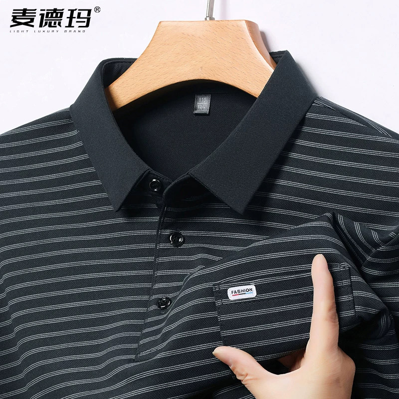 麦德玛夏季薄款短袖男士polo衫