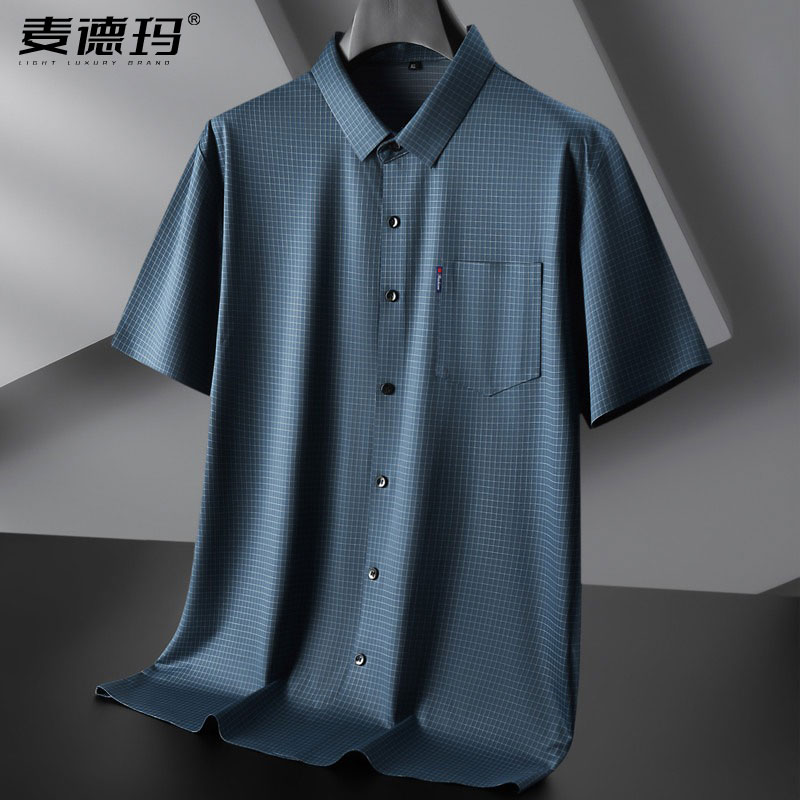 薄款夏季带兜有口袋男短袖