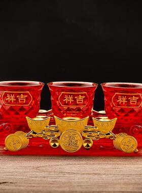 供酒杯供佛前供杯供水杯子供财神关公酒杯拜神茶杯圣水杯佛具摆件