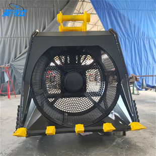 cage液压河道工地沙土筛分斗 screening Excavator equipment