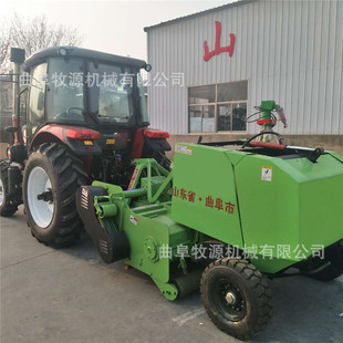 利辛县玉米秸秆收割打捆机 全自动秸秆粉碎打包机 牧草粉碎打包机