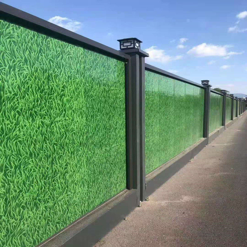 杭州地铁围挡工地装配式钢结构围挡可拆装式小草彩钢板围墙隔离栏