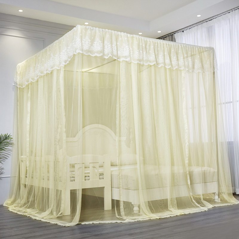 宫廷蚊帐大床榻榻米蚊帐可定做加大拼床特殊尺寸落地亲子宝宝蚊帐