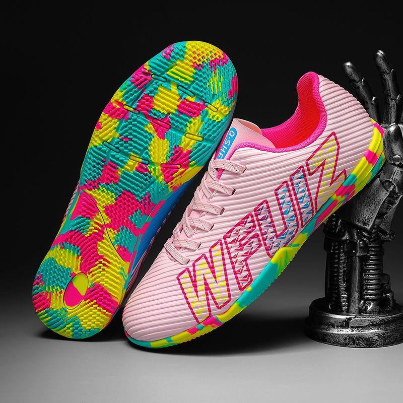 梅西猎鹰低帮足球鞋男女小学生TF