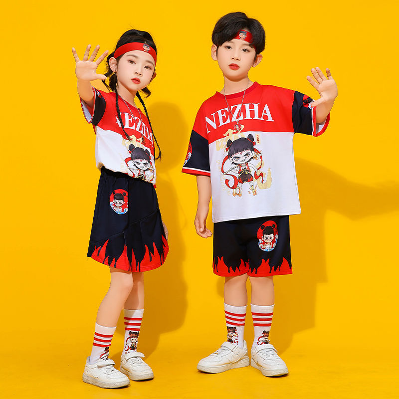 小黄鸭布咚儿童六一啦啦队演出服