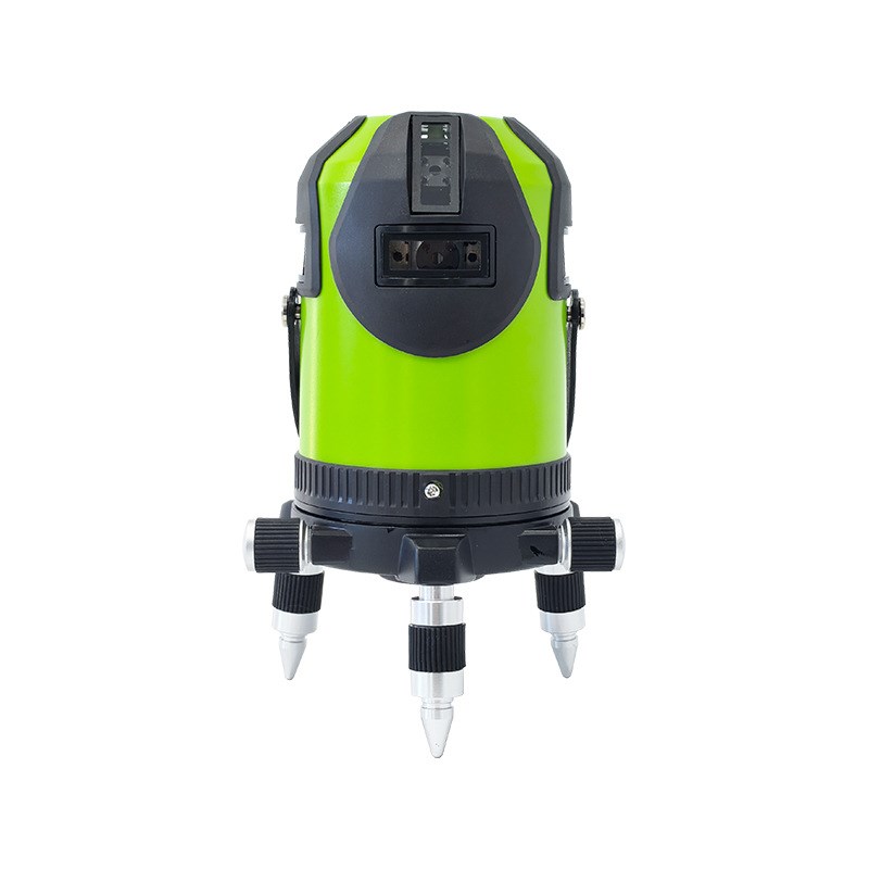 8线电子安平LD绿光水平仪444G锂电池360水平线高精度