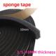 海绵胶单面胶不干胶透气线束防尘封边低密度海绵胶带多重厚度