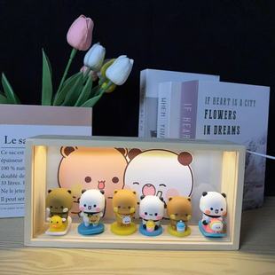 一二布布 一二布布盲盒 一二布布玩偶布布一二盲盒摆件小夜灯手办