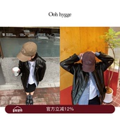 Oohhygge.丹宁水洗贴布棒球帽2025春夏美式 复古多色遮阳鸭舌帽