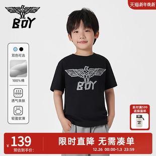 T恤经典 夏儿童短袖 BOY童装 潮流柔软舒适上衣男女童 SALE