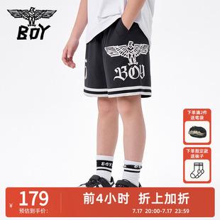 BOY童装 夏季新款薄款儿童宽松短裤潮流休闲五分裤裤子男女童