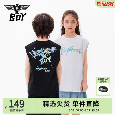 BOY童装时尚潮酷无袖T恤