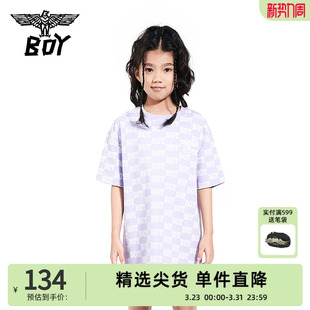 女童针织连衣裙经典 夏季 BOY童装 老鹰图案百搭酷时髦 SALE