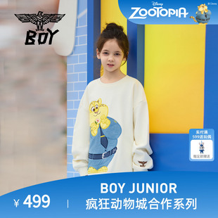 25冬卫衣豹警官圆领套头衫 BOY童装 上衣男女童 疯狂动物城
