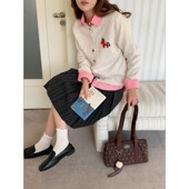 3th ZY3946 点睛撞色小马贴布毛衣针织开衫 Morning 早春新款