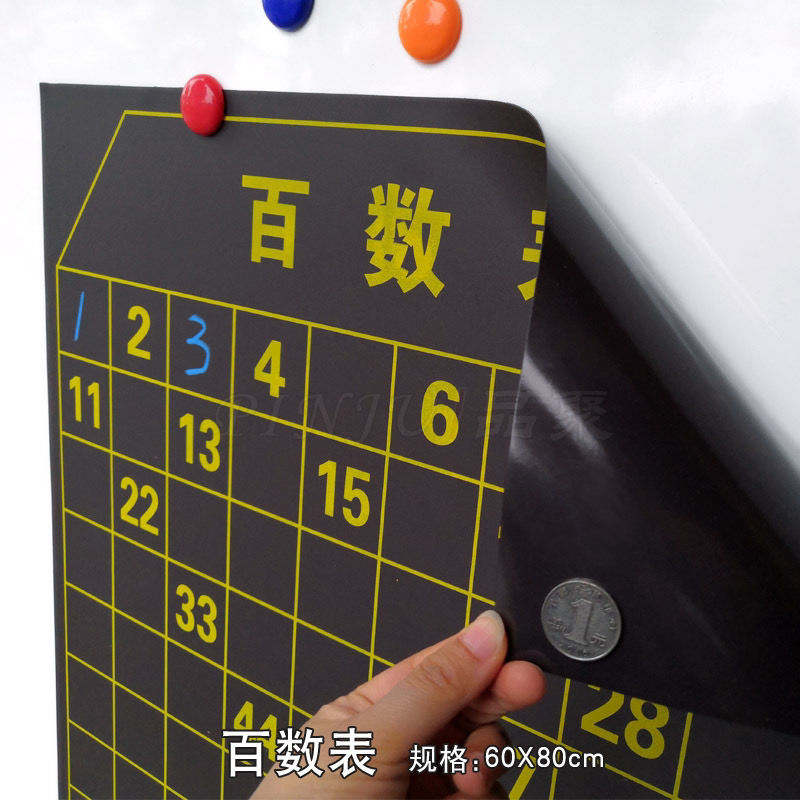 磁性百数板一蒙氏教具数