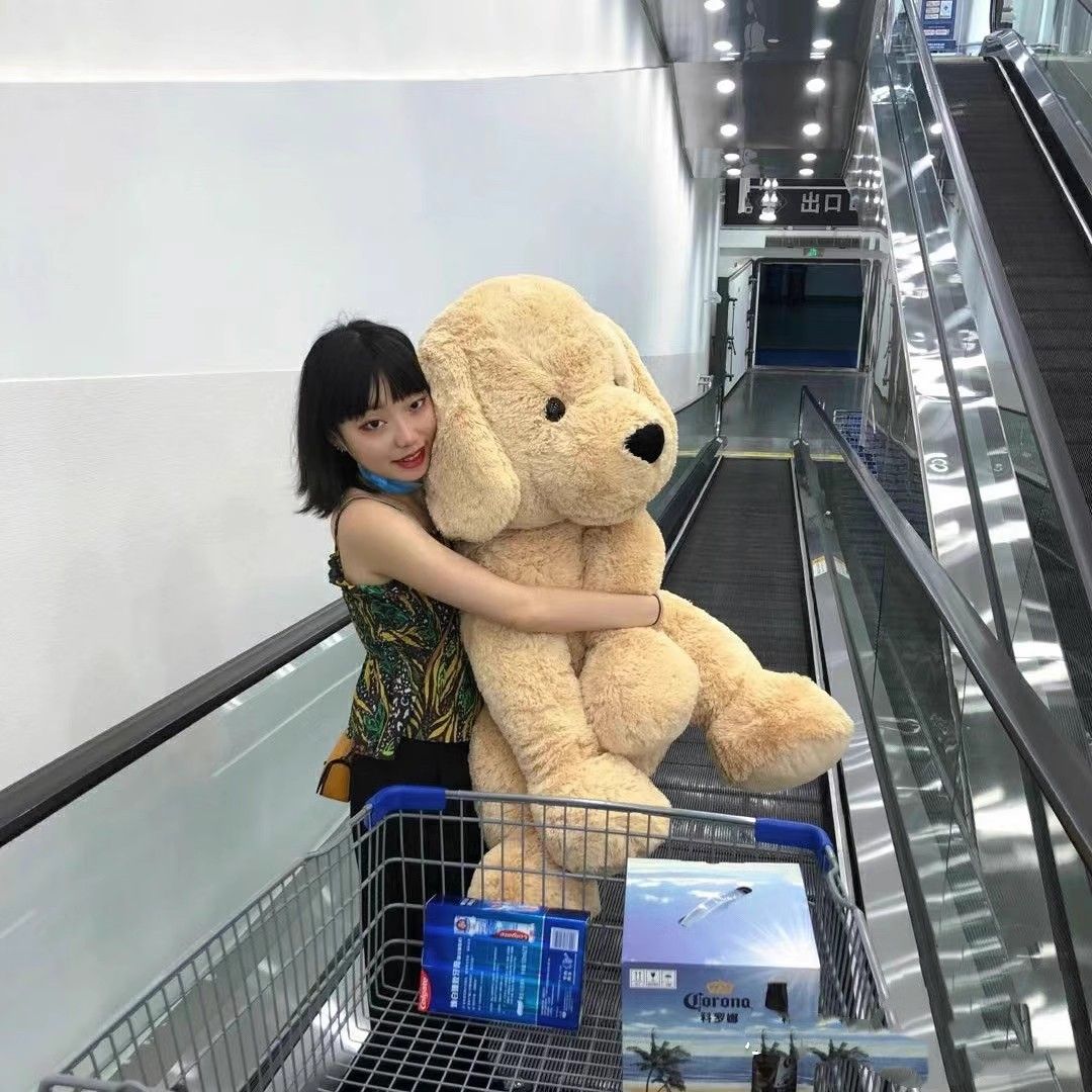 娃娃玩偶大型狗狗超大毛图片