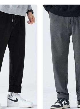 【清仓狂欢夜】男士加绒加厚弹力直筒休闲裤 ZLG26087S XL裤长103