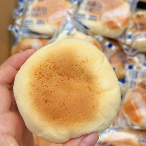 豪士黄油面包豆乳味夹心营养早餐下午茶点心网红小吃零食儿童糕点