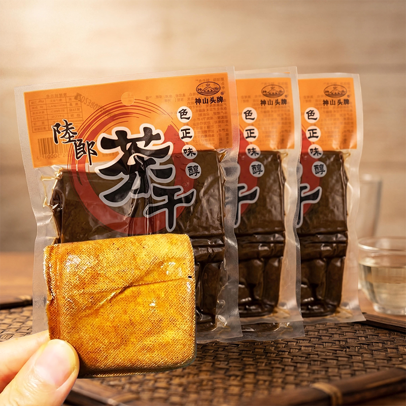 南京特产陆郎五香茶干豆腐干炒菜凉拌麻辣五香休闲零食办公室零食