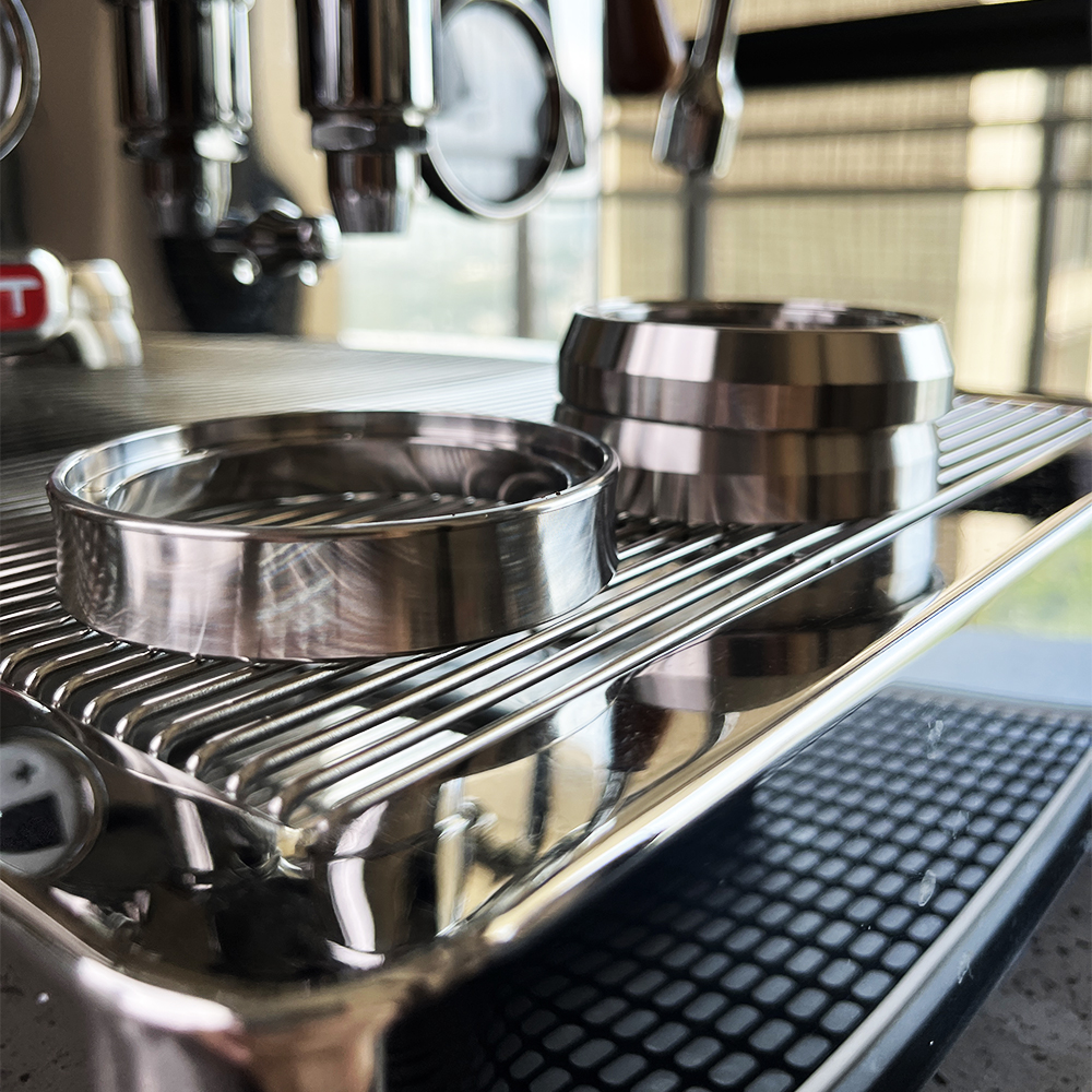 铂富304不锈钢磁吸咖啡接粉环