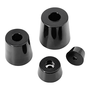 黑色橡胶机脚脚垫 家具桌椅减震脚垫 带垫片仪器仪表机脚脚垫