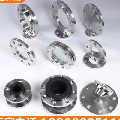 昇翔304不锈钢法兰片PN16平焊法兰盘焊接对焊订做非标法兰dn50100