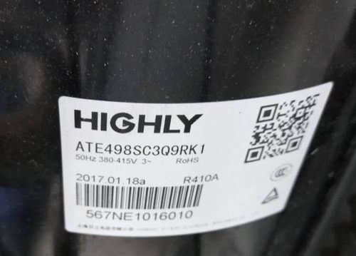 日立5匹压缩机ATE498SC3Q9RK1