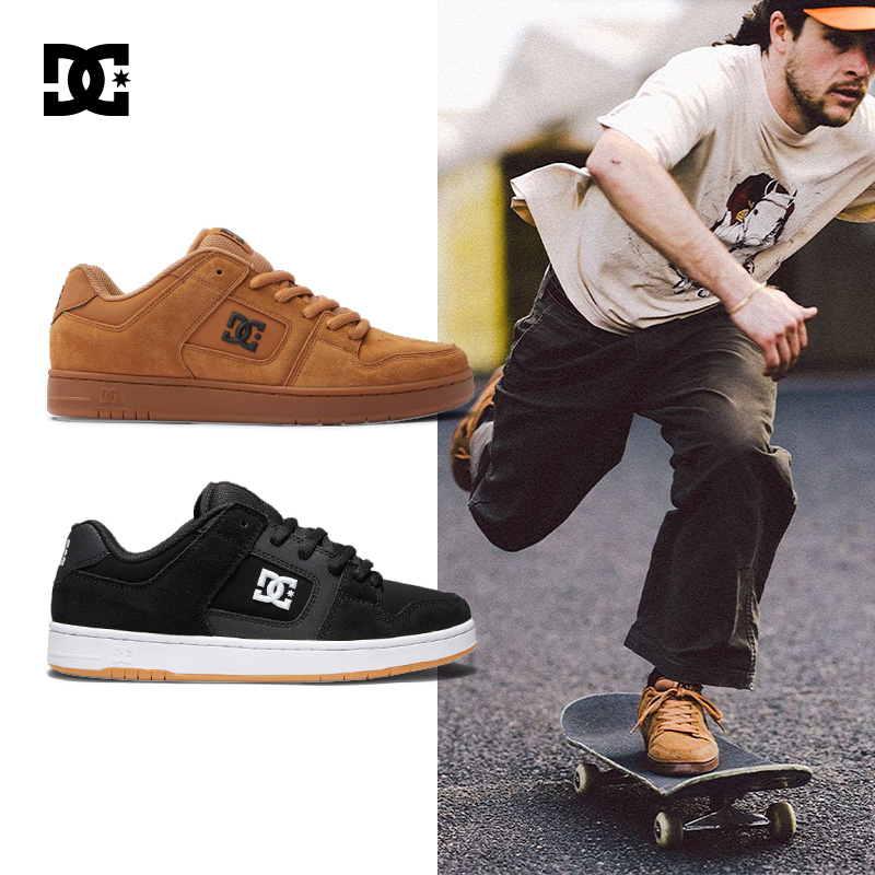 DCSHOES MANTECA 4S绒面橡胶大底低帮休闲鞋缓震滑板鞋系带运动鞋 运动鞋new 板鞋 原图主图