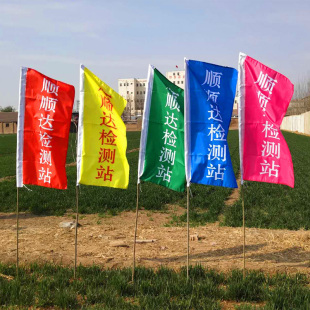 120春亞紡刀旗彩旗定制紅旗廣告旗定做開業(yè)戶外防水雙面五彩旗