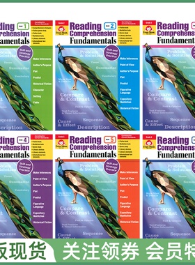 少儿英语阅读理解基础强化练习 Evan-Moor Reading Comprehension Fundamentals Grade 1-2-3-4-5-6 小学一二三四五六年级evanmoor