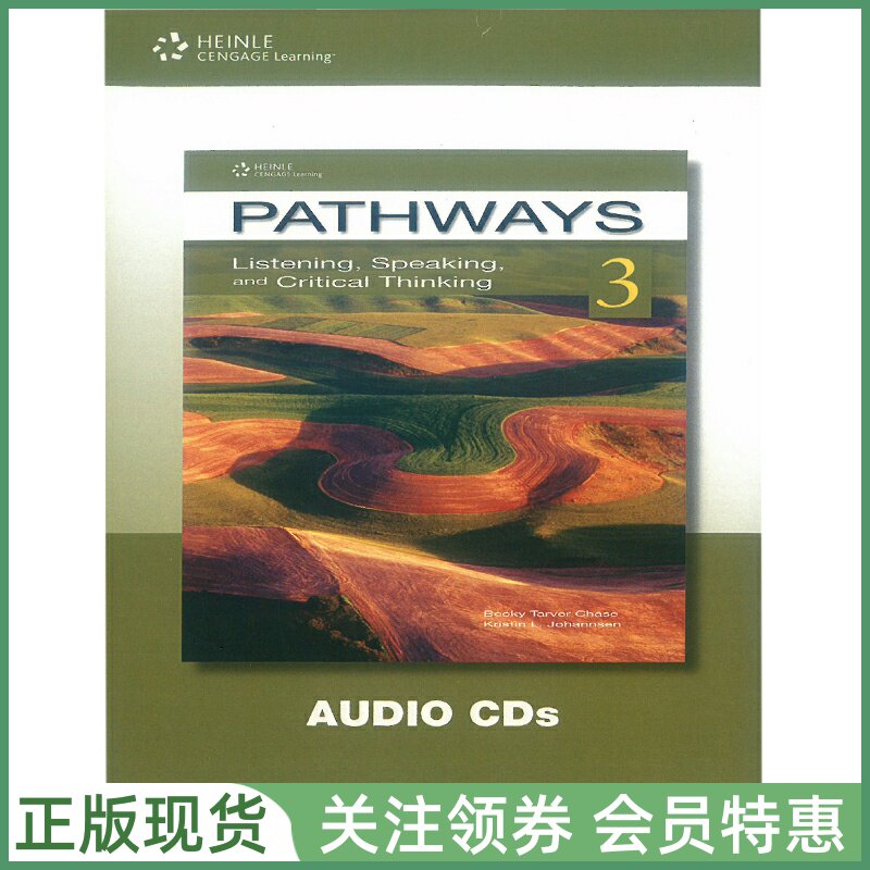 国家地理听说技能训练教材 Pathways Listening Speaking Level 3 Audio CDs 三级听说音频光盘 NGL