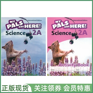 新加坡小学科学 MPH MY PALS ARE HERE Science International 2A Textbook and Activity Book 二年级上册学生用书练习册套装