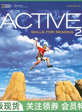 国家地理 积极英语阅读教程 Active Skills for Reading 2 Student Book 二级学生用书 专项技能训练教材 cengage Explorer NGL