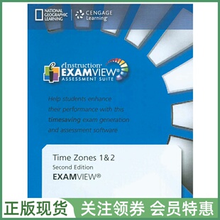 国家地理中学英语教材 Time Zones Second Edition Level 1&2 Assessment CD-ROM with ExamView 一二级测试软件 二版 NGL新时空