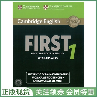 First Revised Cambridge Papers Answers 一册带答案 剑桥证书考试真题集 with Examination from Exam for FCE成人标准版 2015